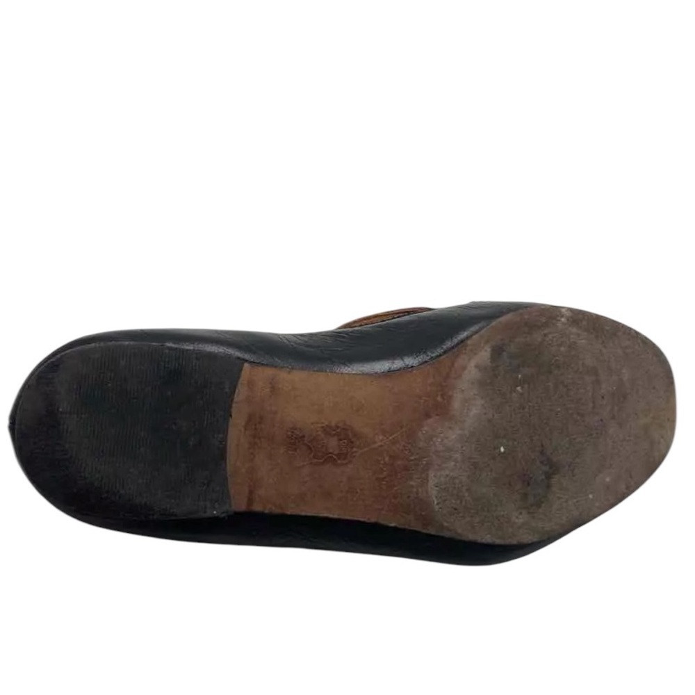 Tory Burch black leather women’s loafer size 7.5M - Picture 7 of 8